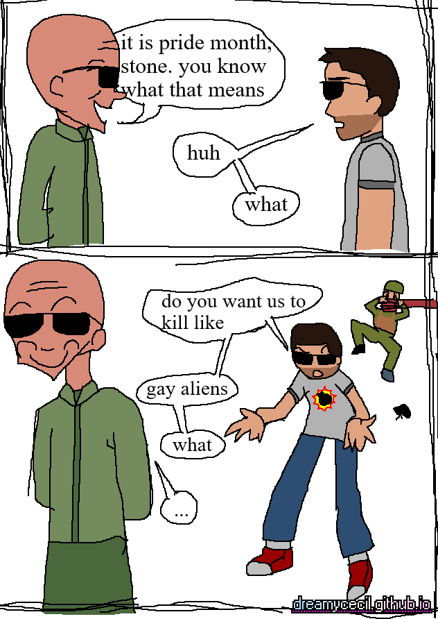 It is pride month, Stone